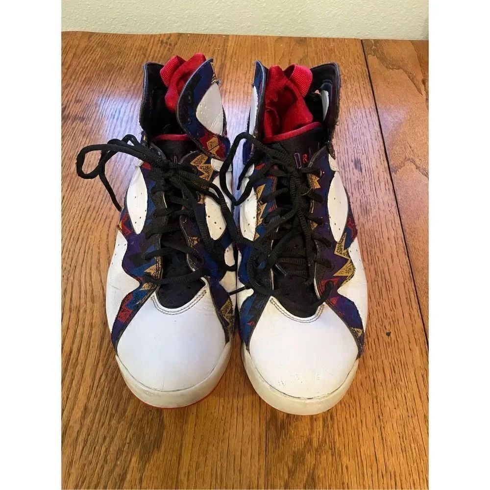 Jordan 7 Nothing But Net Shoes (9.5) - Picture 3 of 6